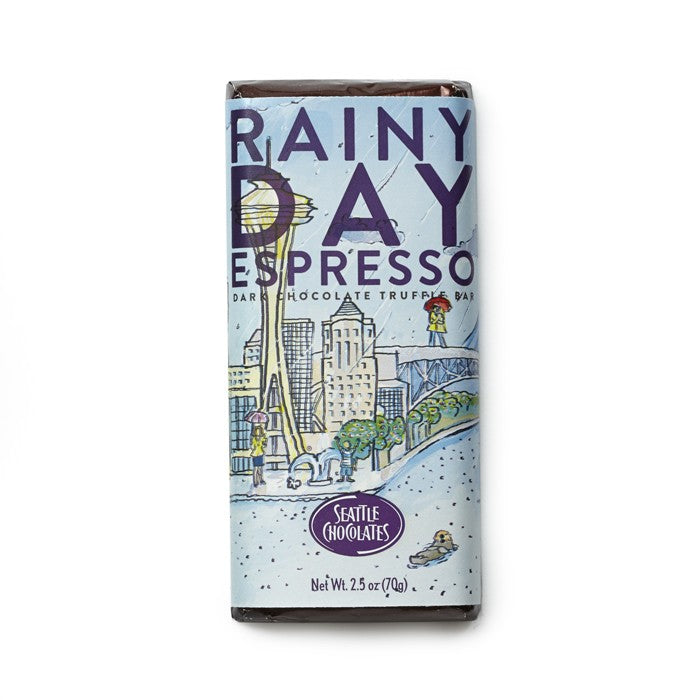 Seattle Chocolate Rainy Day Espresso Washington Gift Box Gift Basket Made in Washington Gifts