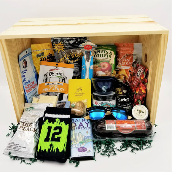 24 Item Washington Gift Box Gift Basket Made in Washington Gifts Crate